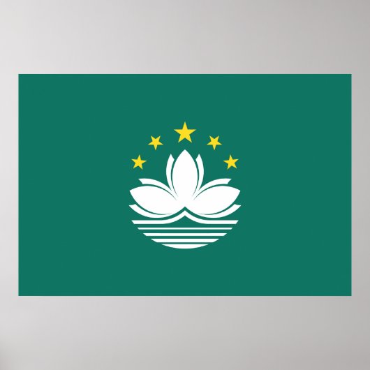 Macau-vlag Poster (Voorkant)