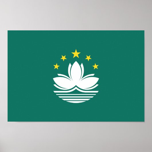 Macau-vlag Poster (Voorkant)
