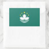 Macau-vlag Rechthoekige Sticker (Tas)