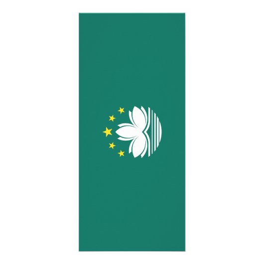 Macau-vlag Reclamekaart (Voorkant)