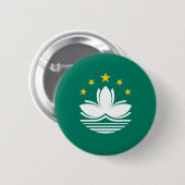 Macau-vlag Ronde Button 5,7 Cm (Voorkant /achterkant)