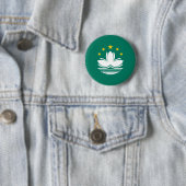 Macau-vlag Ronde Button 5,7 Cm (In situ)