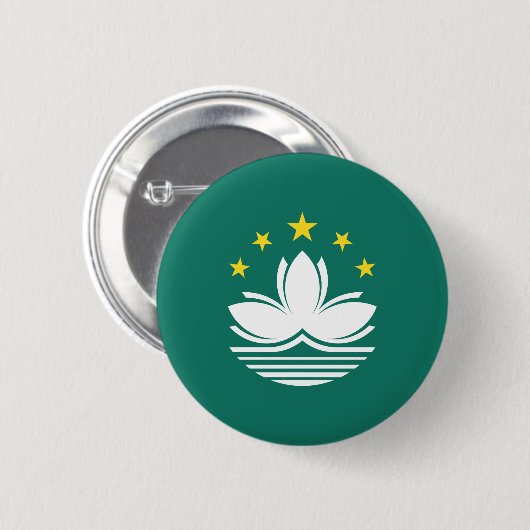 Macau-vlag Ronde Button 5,7 Cm (Voorkant /achterkant)