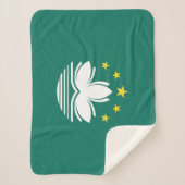Macau-vlag Sherpa Deken (Voorkant)