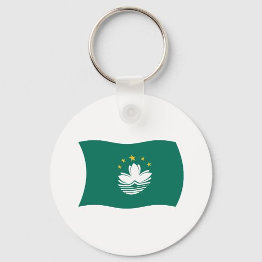Macau Vlag Sleutelhanger (Voorkant)