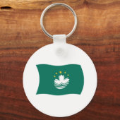 Macau Vlag Sleutelhanger (Voorkant)
