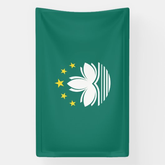 Macau-vlag Spandoek (Verticaal)