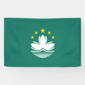 Macau-vlag Spandoek (Horizontaal)