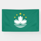 Macau-vlag Spandoek (Horizontaal)