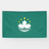 Macau-vlag Spandoek (Horizontaal)