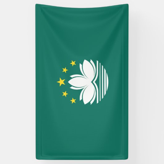 Macau-vlag Spandoek (Verticaal)
