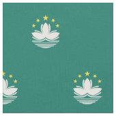 Macau-vlag Stof (Close Up)