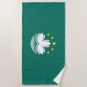 Macau-vlag Strandlaken (Voorkant)