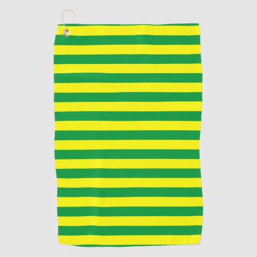 Macau vlag strepen land lijnen symbool groen geel golfhanddoek (Voorkant)