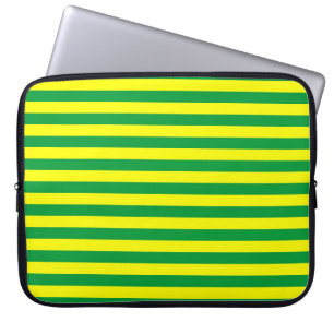 Macau vlag strepen land lijnen symbool groen geel laptop sleeve