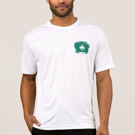 Macau vlag t-shirt (Voorkant)