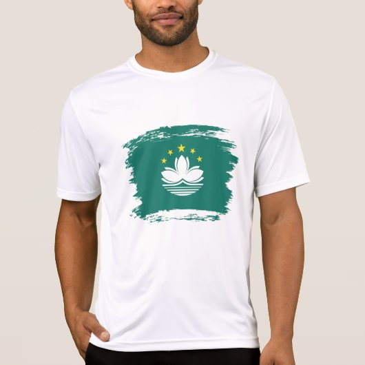 Macau vlag t-shirt (Voorkant)