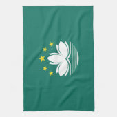 Macau-vlag Theedoek (Verticaal)