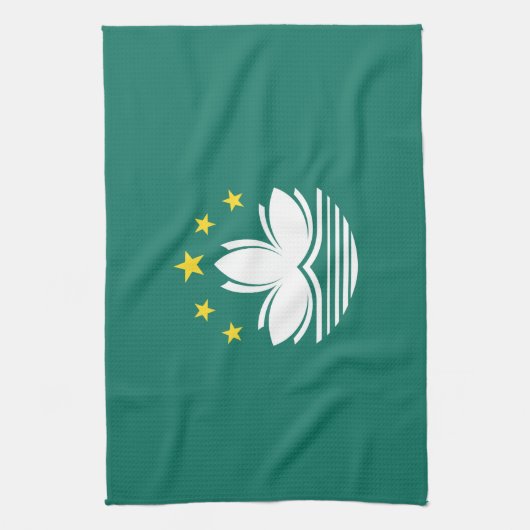 Macau-vlag Theedoek (Verticaal)