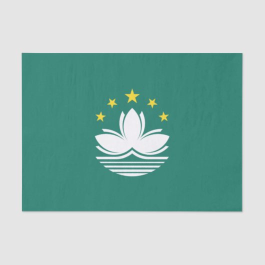 Macau-vlag Tissuepapier (Voorkant)