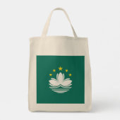 Macau-vlag Tote Bag (Achterkant)