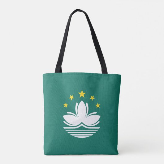 Macau-vlag Tote Bag (Achterkant)
