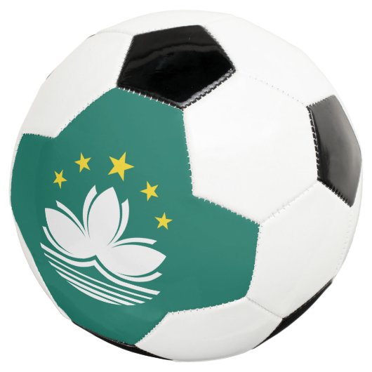 Macau-vlag Voetbal (Drie kwart)