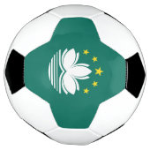 Macau vlag voetbal (Gedraaid)
