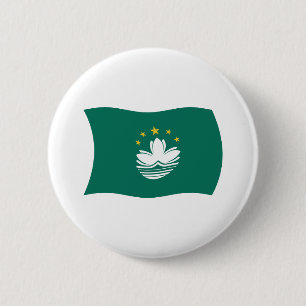 Macau-vlagknop Ronde Button 5,7 Cm