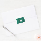 Macau Vlagsticker Ronde Sticker (Envelop)