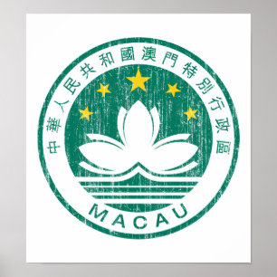 Macau-wapenschild Poster