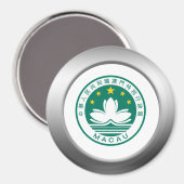 Macau-wapenstilstand Magneet (Voorkant / Achterkant)