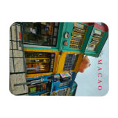 Macau winkels uitzicht koelkastmagneet magneet (Horizontaal)
