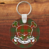 MacAulay Tartan Skull Sleutelhanger (Voorkant)