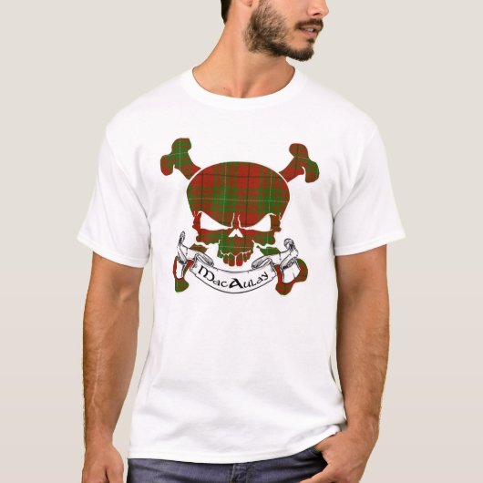 MacAulay Tartan Skull T-shirt (Voorkant)