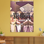 macavelius' "SO DOPE" exclusieve afdekplaat Canvas Afdruk (Insitu (Woonkamer))