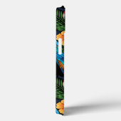 Macaw And Hibiscus Pattern Case-Mate iPhone Case (Achterkant / Rechts)
