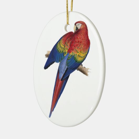 Macaw Bird Parrot Parakeet Keramisch Ornament (Links)