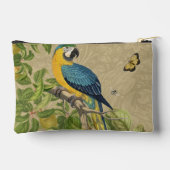 Macaw Blue Yellow Tropical Oerwoud Antiek Etui (Achterkant)