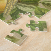 Macaw Blue Yellow Tropical Oerwoud Antiek Legpuzzel (Zijkant)