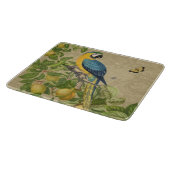 Macaw Blue Yellow Tropical Oerwoud Antiek Snijplank (Hoek)