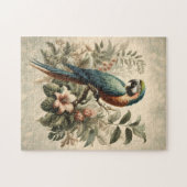 Macaw Botanische Schilderij Legpuzzel (Horizontaal)