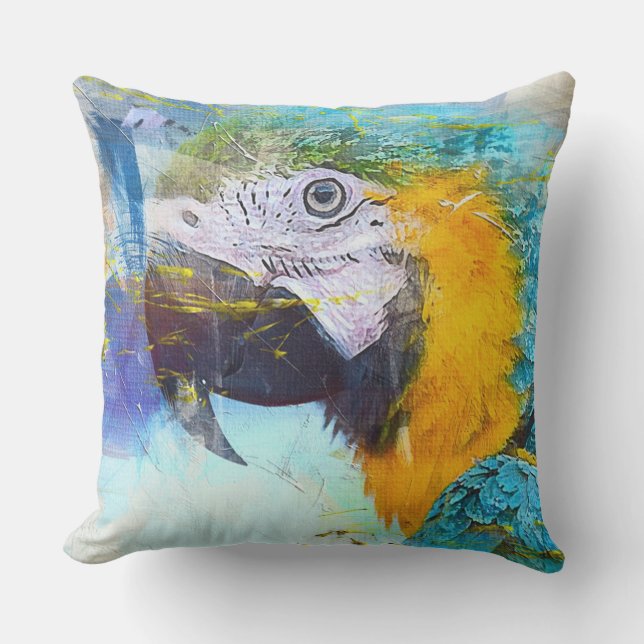 Macaw Buitenkussen (Voorkant)