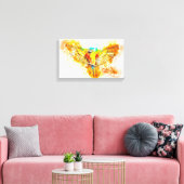 Macaw Canvas Afdruk (Insitu (Woonkamer))