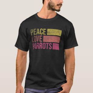Macaw Cockatiel Afrikaanse Grijze Papegaai Vogelli T-shirt