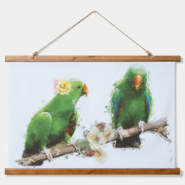 Macaw Couple Wall Art Hangend Wandkleed