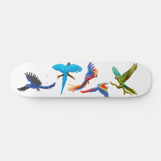 Macaw Crazy Skateboard (Horizontaal)