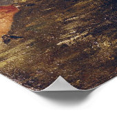 Macaw en Bullfinch Poster (Hoek)