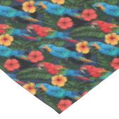 Macaw en Hibiscus Pattern Tafelkleed (Gekanteld)