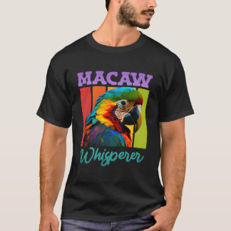 Macaw Fluisteraar Papegaaien Macaws Papegaai Vogel T-shirt